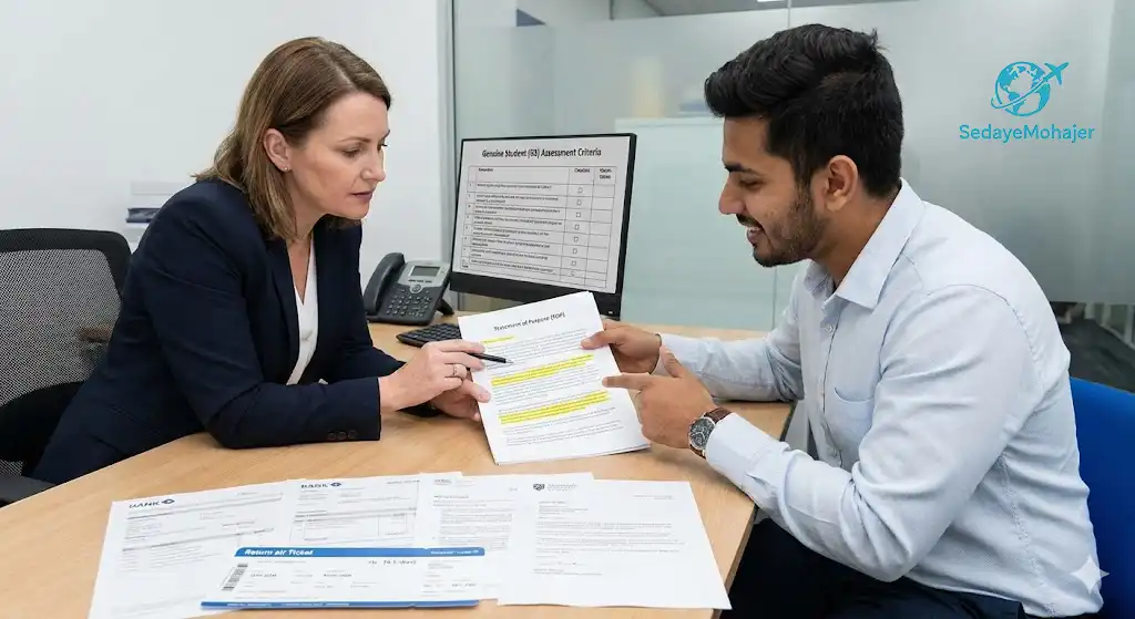 اثبات دانشجو بودن واقعی (GS Requirement)، صدای مهاجر