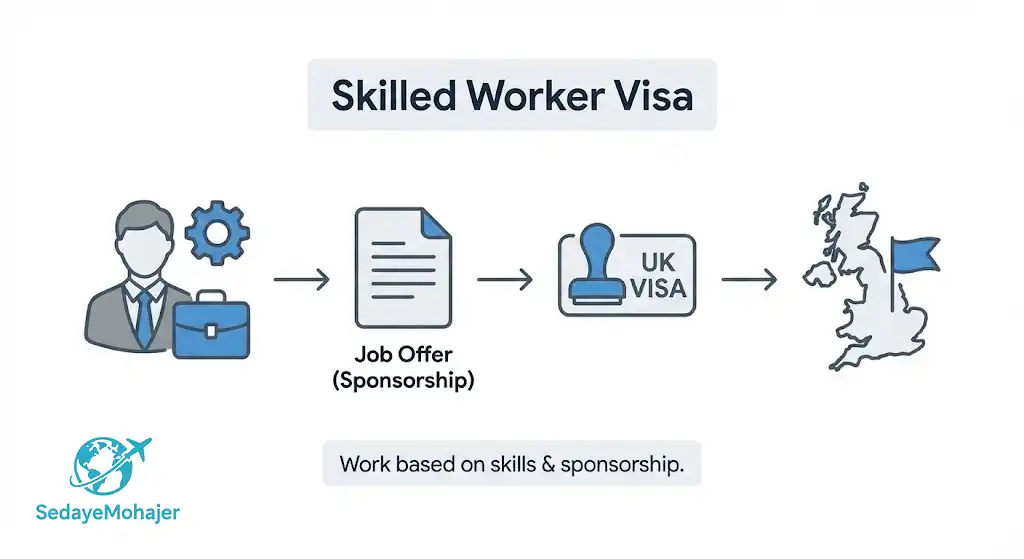 ویزای نیروی کار ماهر (Skilled Worker Visa) چیست، صدای مهاجر