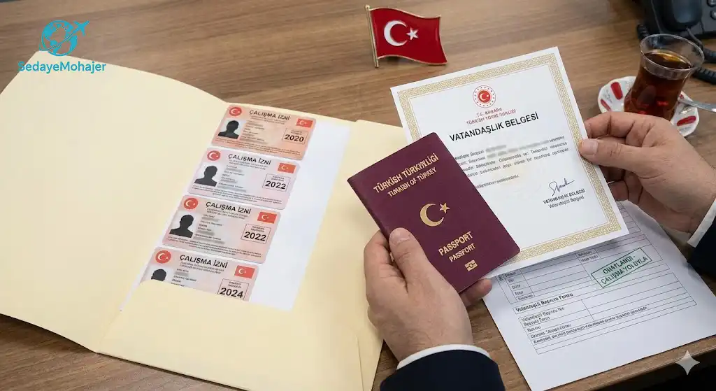 سیر دریافت پاسپورت ترکیه از طریق کار (Citizenship Path)، صدای مهاجر