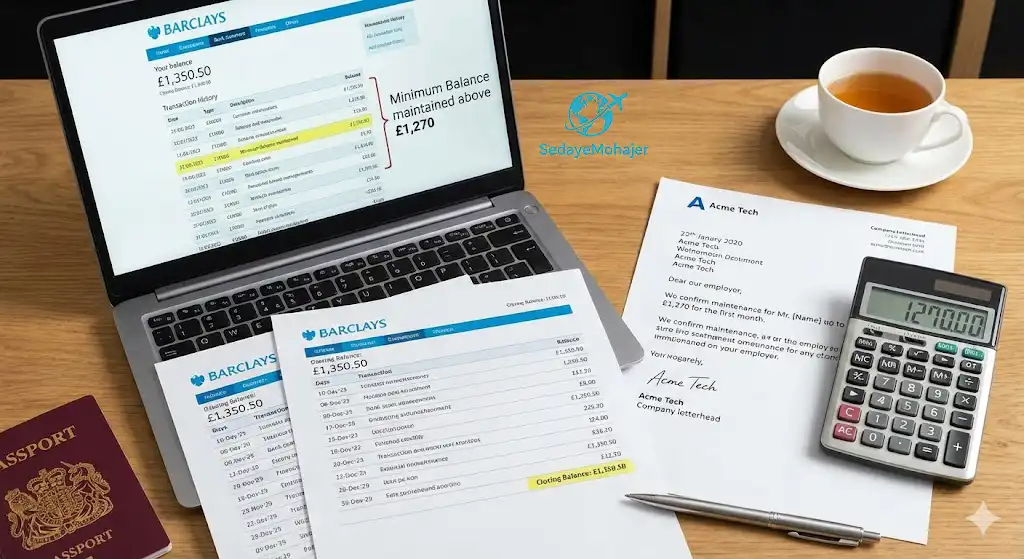 مدارک مالی و تمکن (Maintenance Funds)، صدای مهاجر